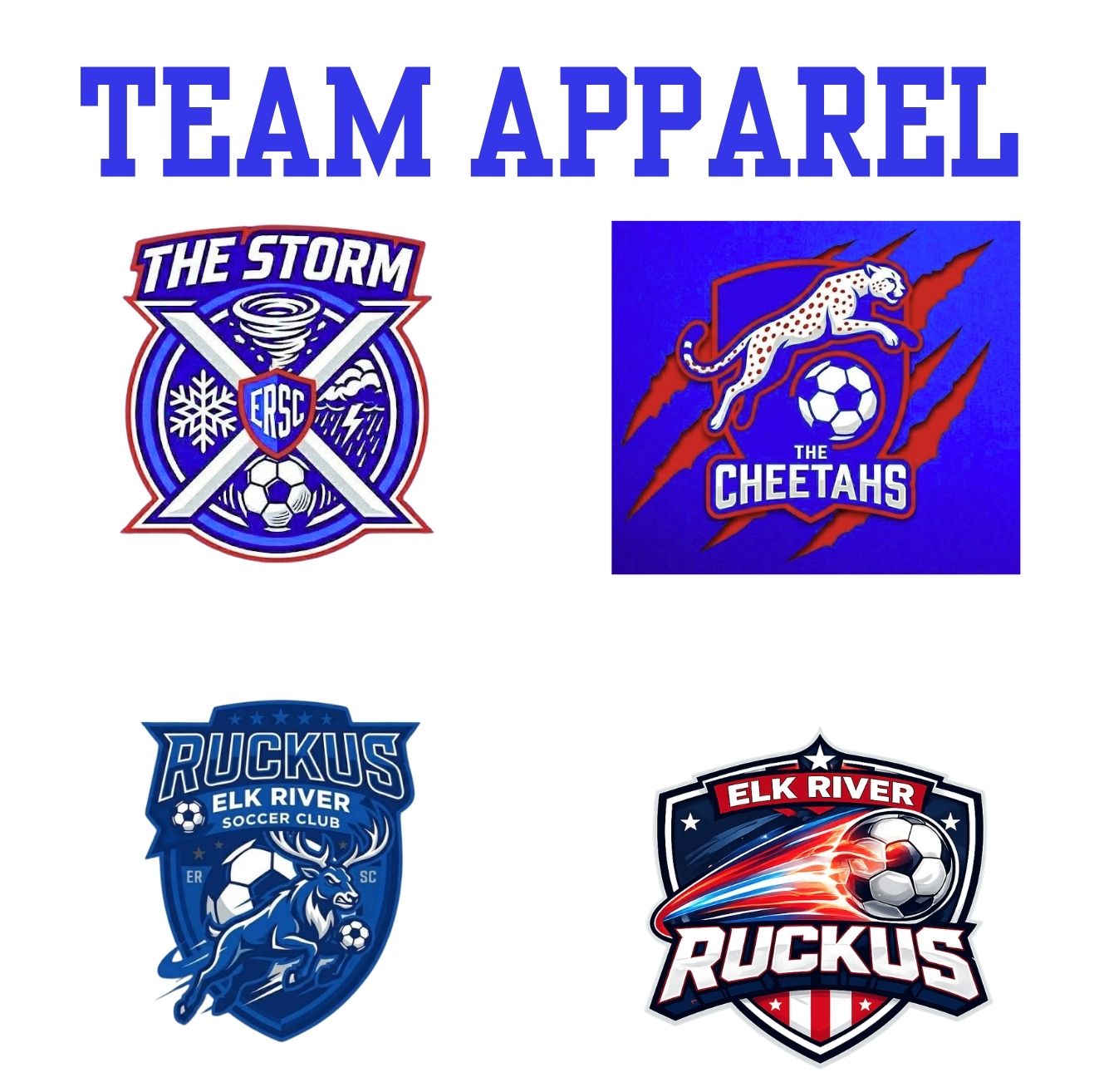 Elk River Soccer Individual Team Apparel