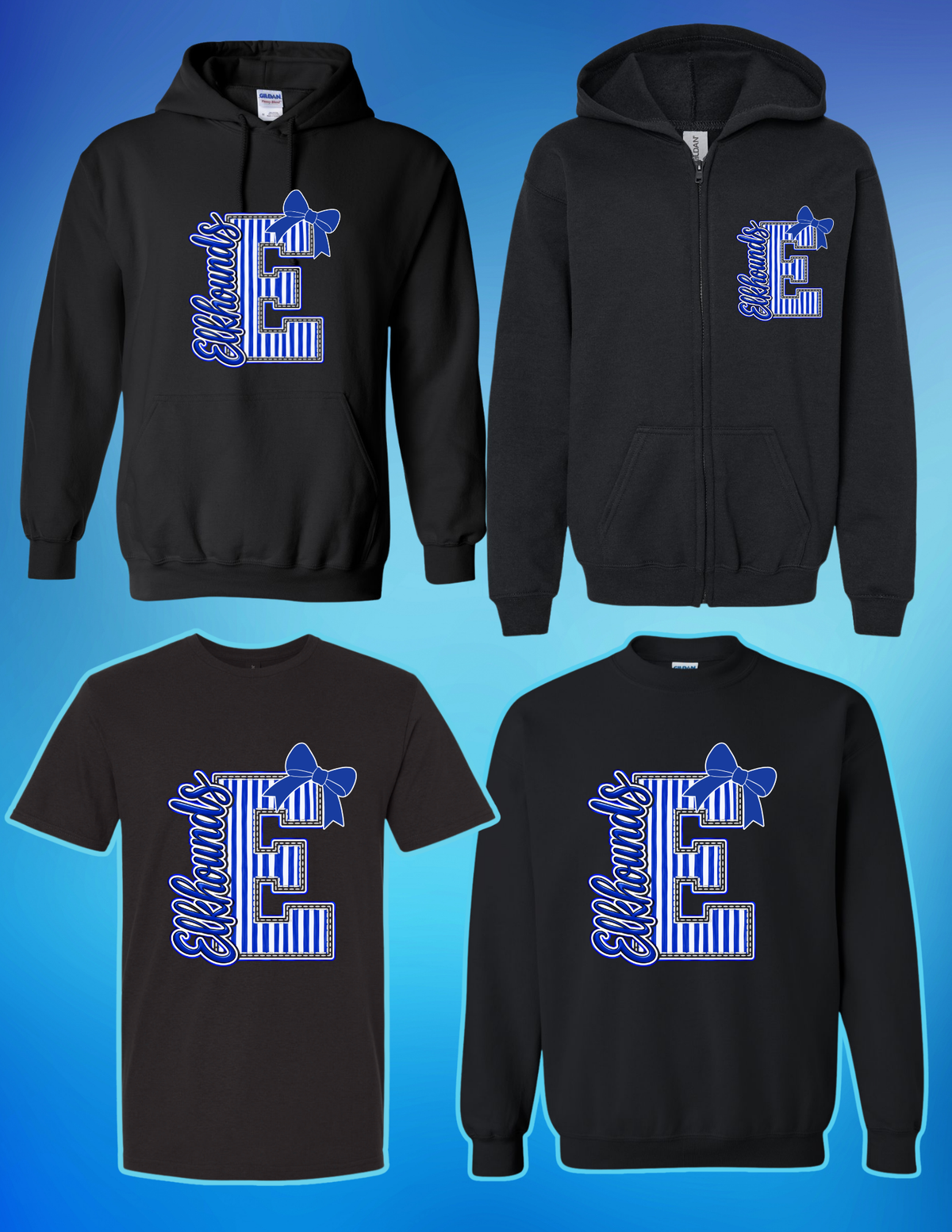 Stripe E Bow apparel