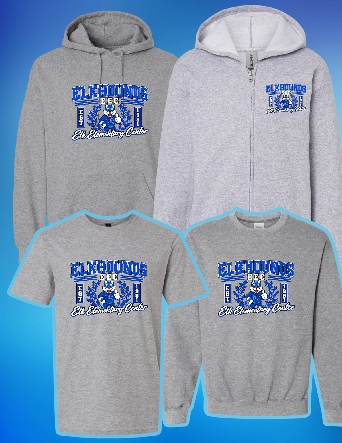 Elkhounds Est 1981 apparel
