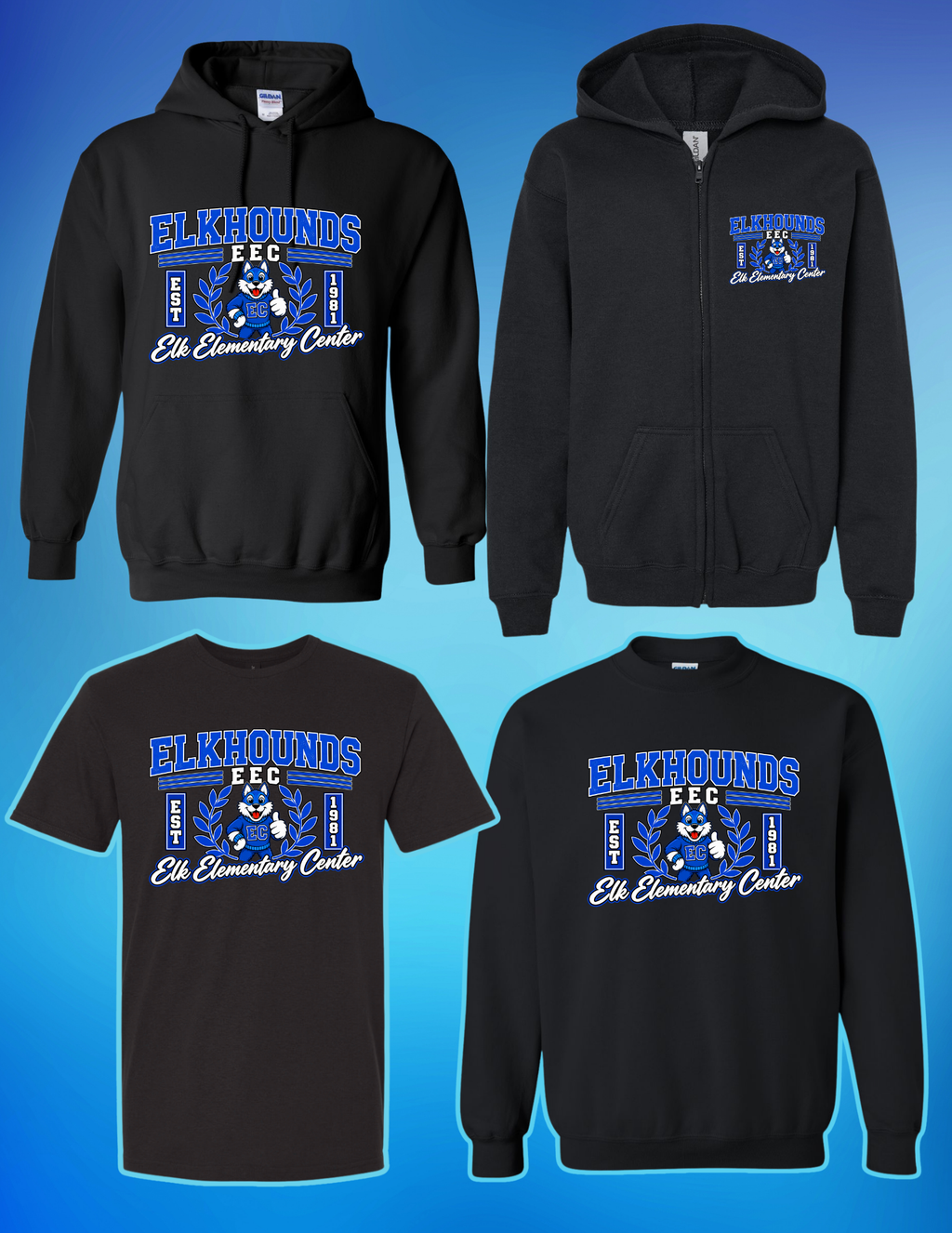 Elkhounds Est 1981 apparel