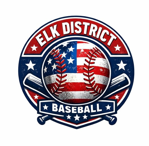 Elk District flag baseball