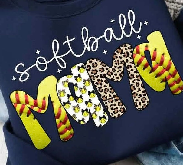 Mama softball font