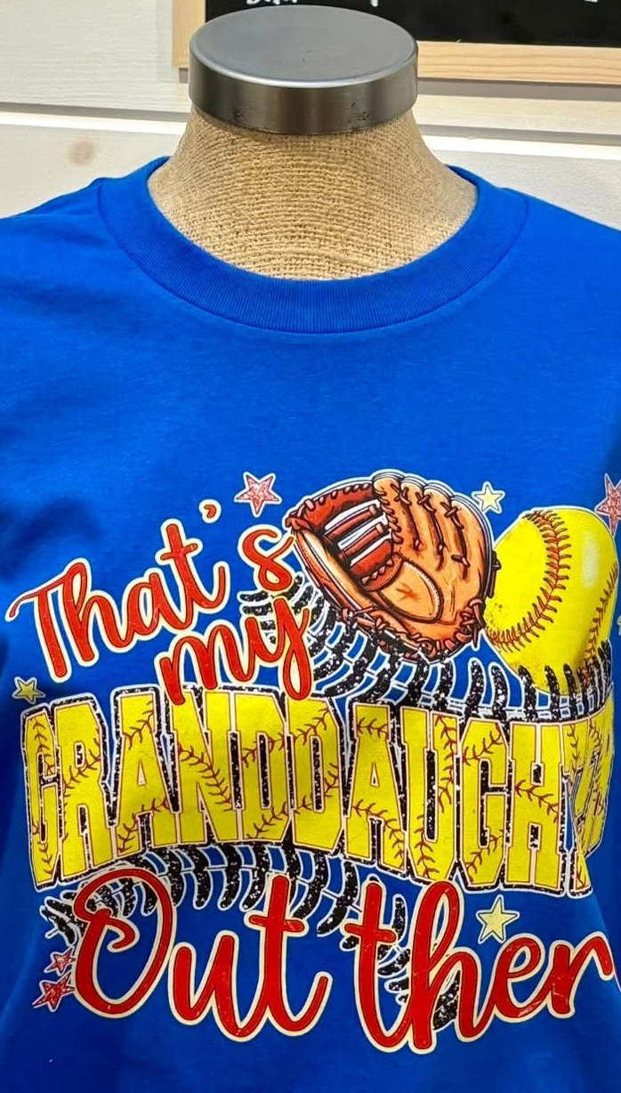 That’s my granddaughter out there