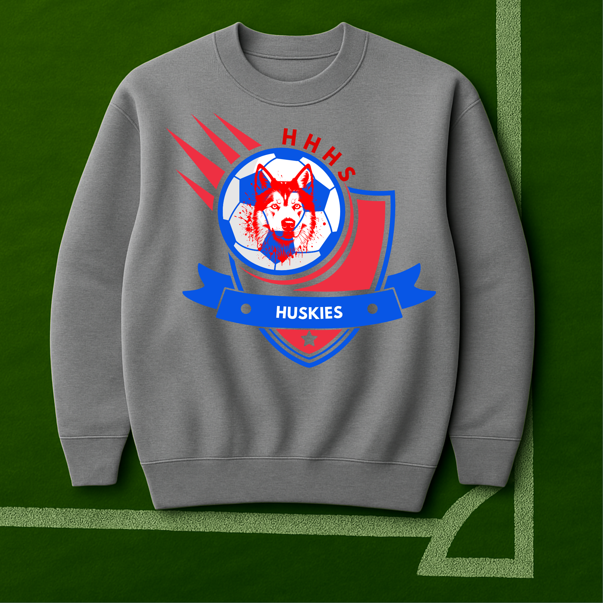 HUSKIES Soccer Crest