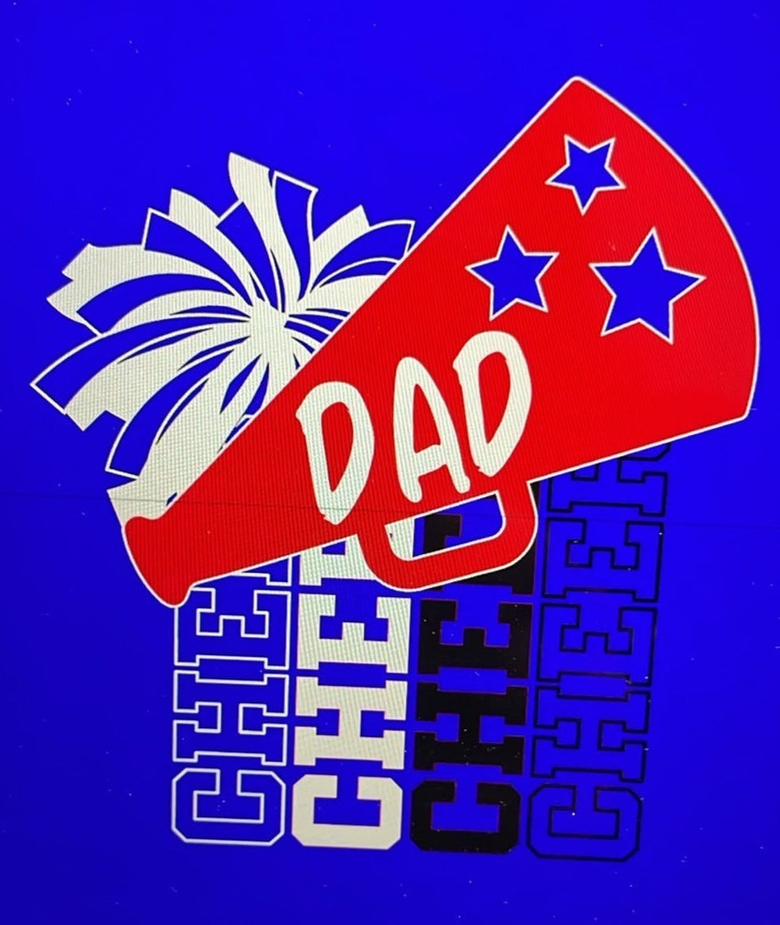 Red n Blue Cheer Dad